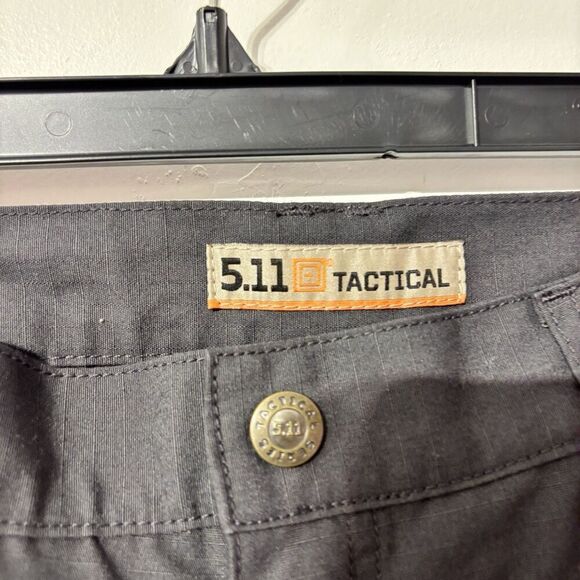 5.11 Tactical Pants Womens Sz 16 Taclite Pro Ripstop Charcoal Cargo Lightweight - Picture 3 of 6